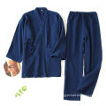 kimono couple 100% cotton double gauze sleepwear pajamas